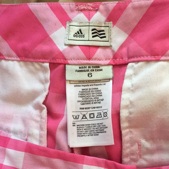 Pink plaid shorts - Picture 2 of 2